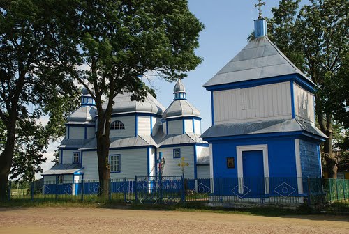 Деревянная церковь - достопримечательность с. Краевщина Житомирской области