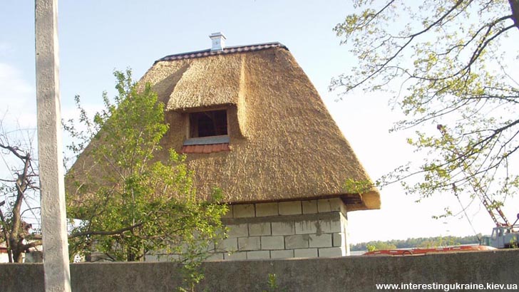 Energy-efficient roof of reeds