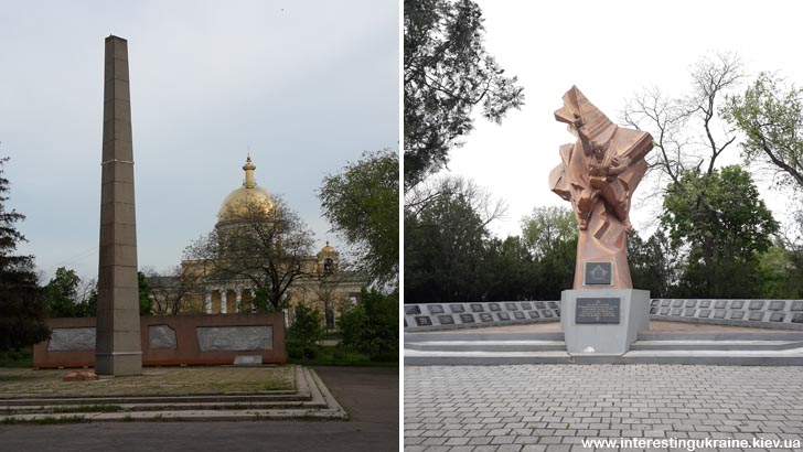 Памятники советским воинам в Болграде