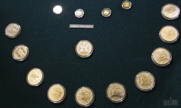 Монеты в Музее денег, г. Киев